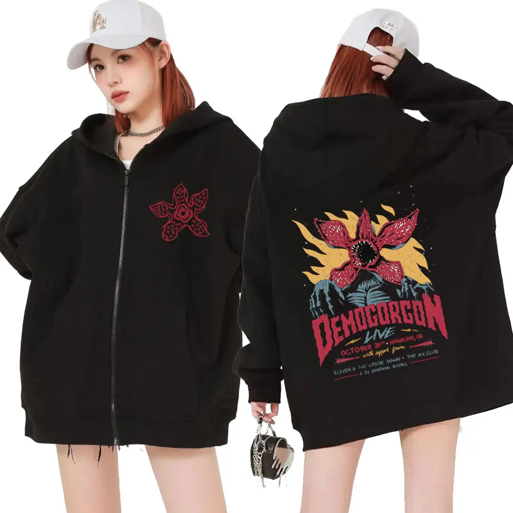 Plant Parent Hoodie - Eddie Munson The Demogorgon Zipper Hoodie