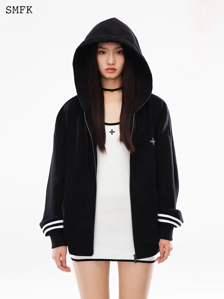 Plant Parent Hoodie - SMFK Night Flower Campus Hoodie for