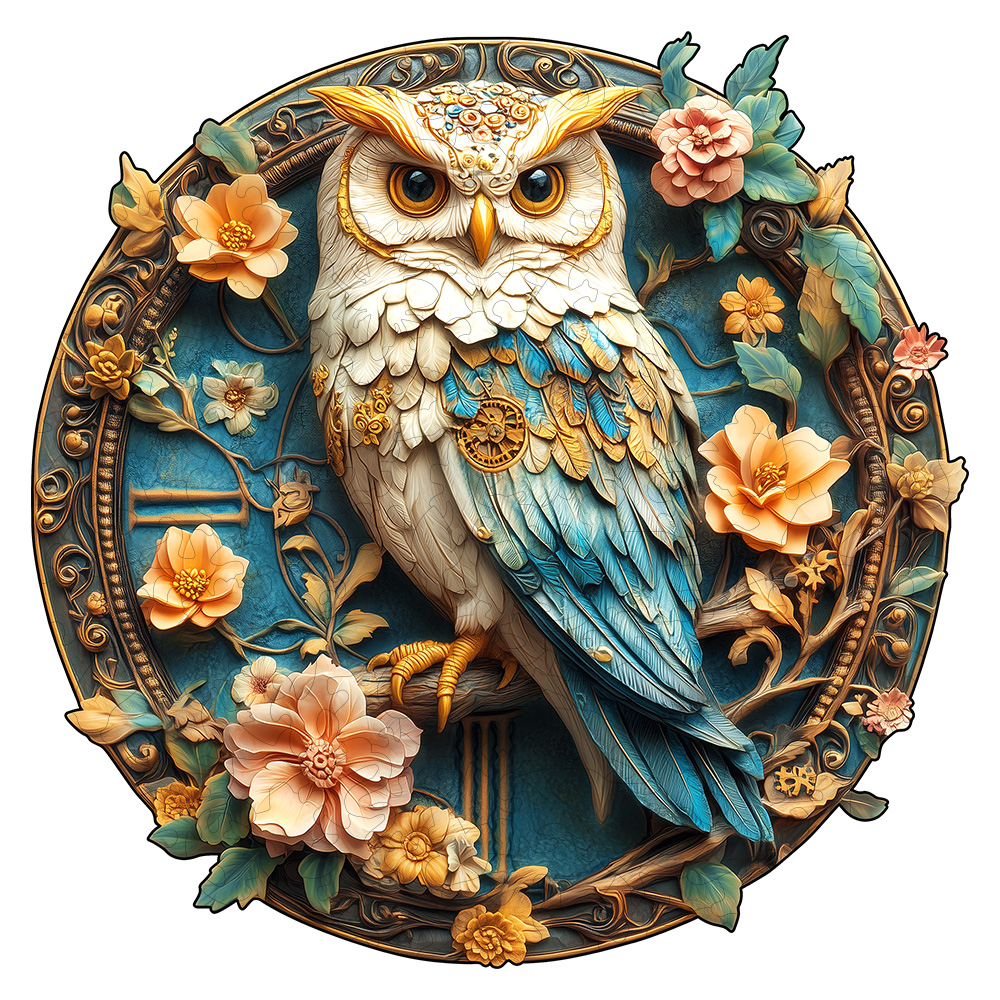 Plant Parenthood - Wooden Puzzles for Adults, Parrots Flower