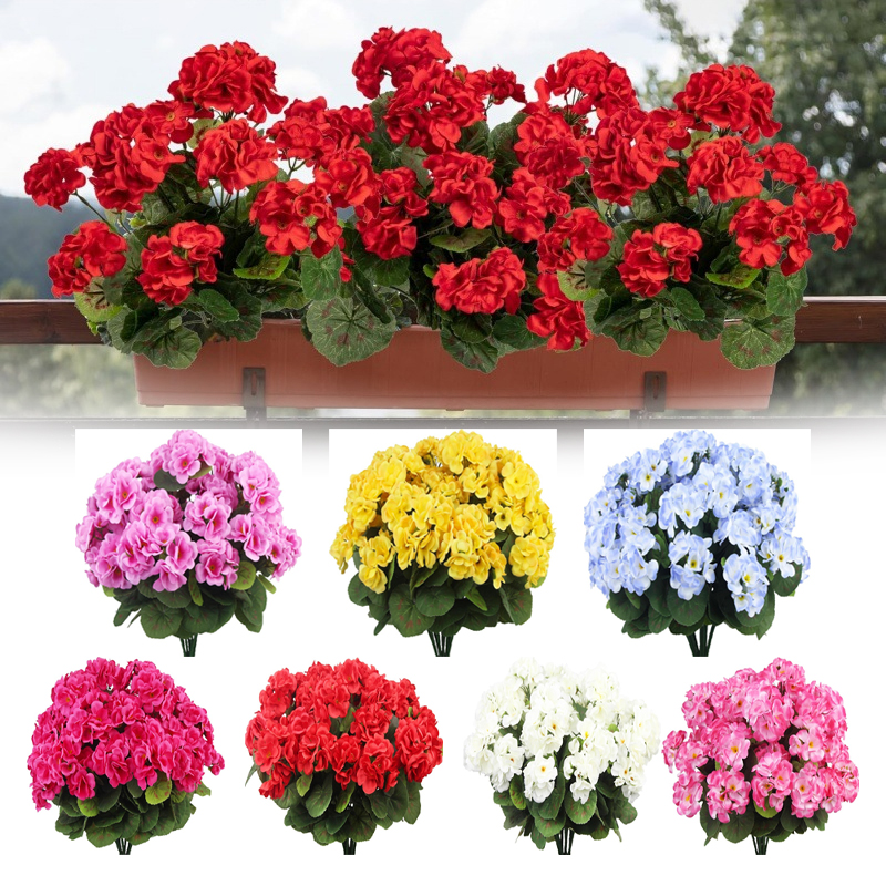 Orchid Phalaenopsis - Artificial Violet Spring Grass Flowers Faux