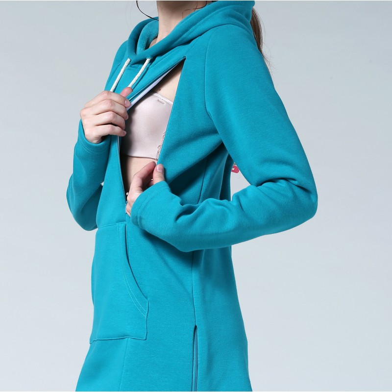 Plant Parent Hoodie - Autumn Winter Maternity Clothes Breastfeeding Tops
