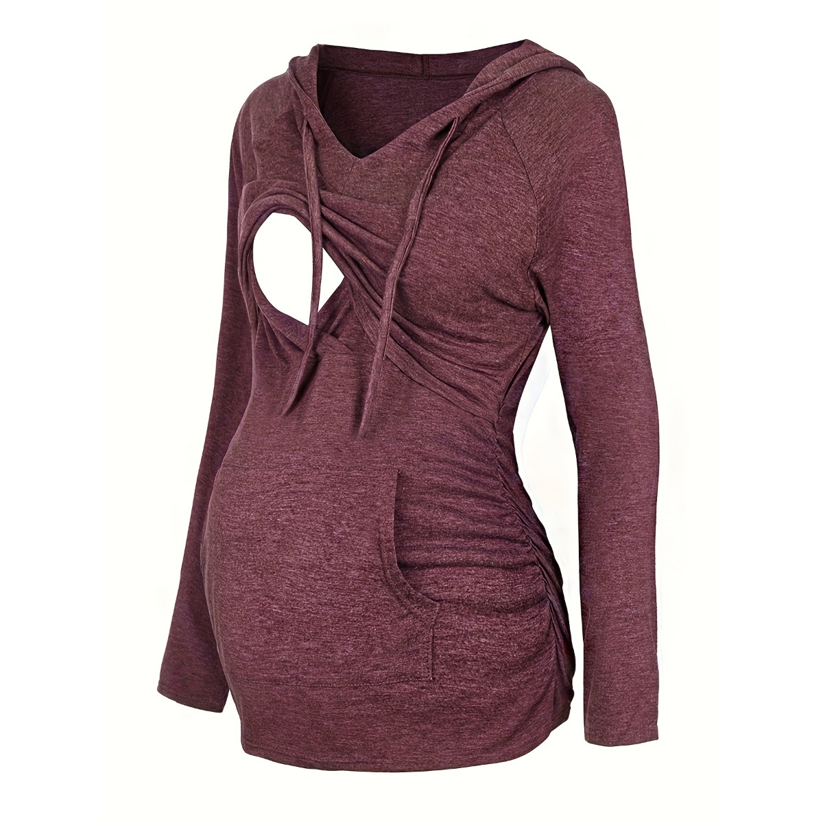 Plant Parent Hoodie - Women Maternity Hoodie Nursing Sweatshirt with