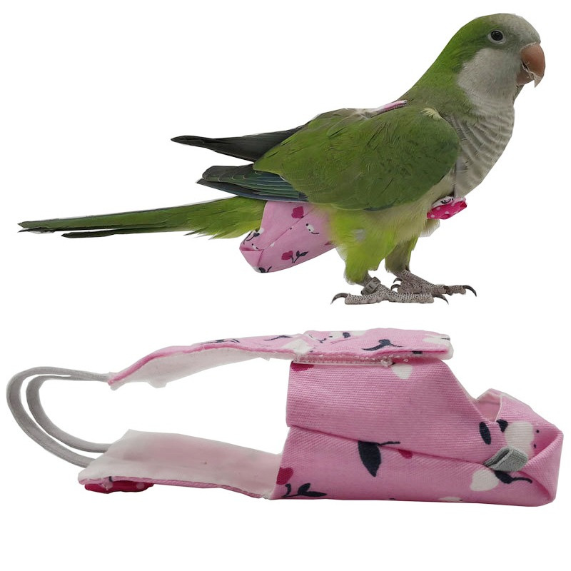 Plant Parenthood - Parrot Diaper with Bowtie Cute Colorful
