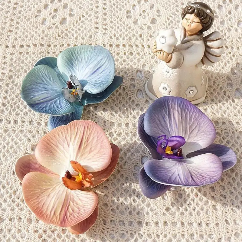 Orchid Phalaenopsis - 3D printed butterfly orchid headpiece, artificial