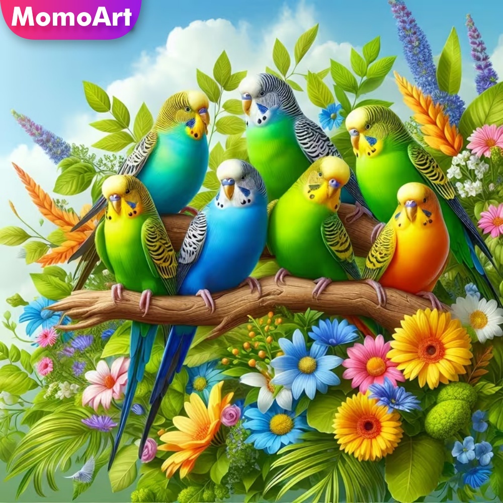 Plant Parenthood - Momoart DIY Diamond Painting Bird Animal