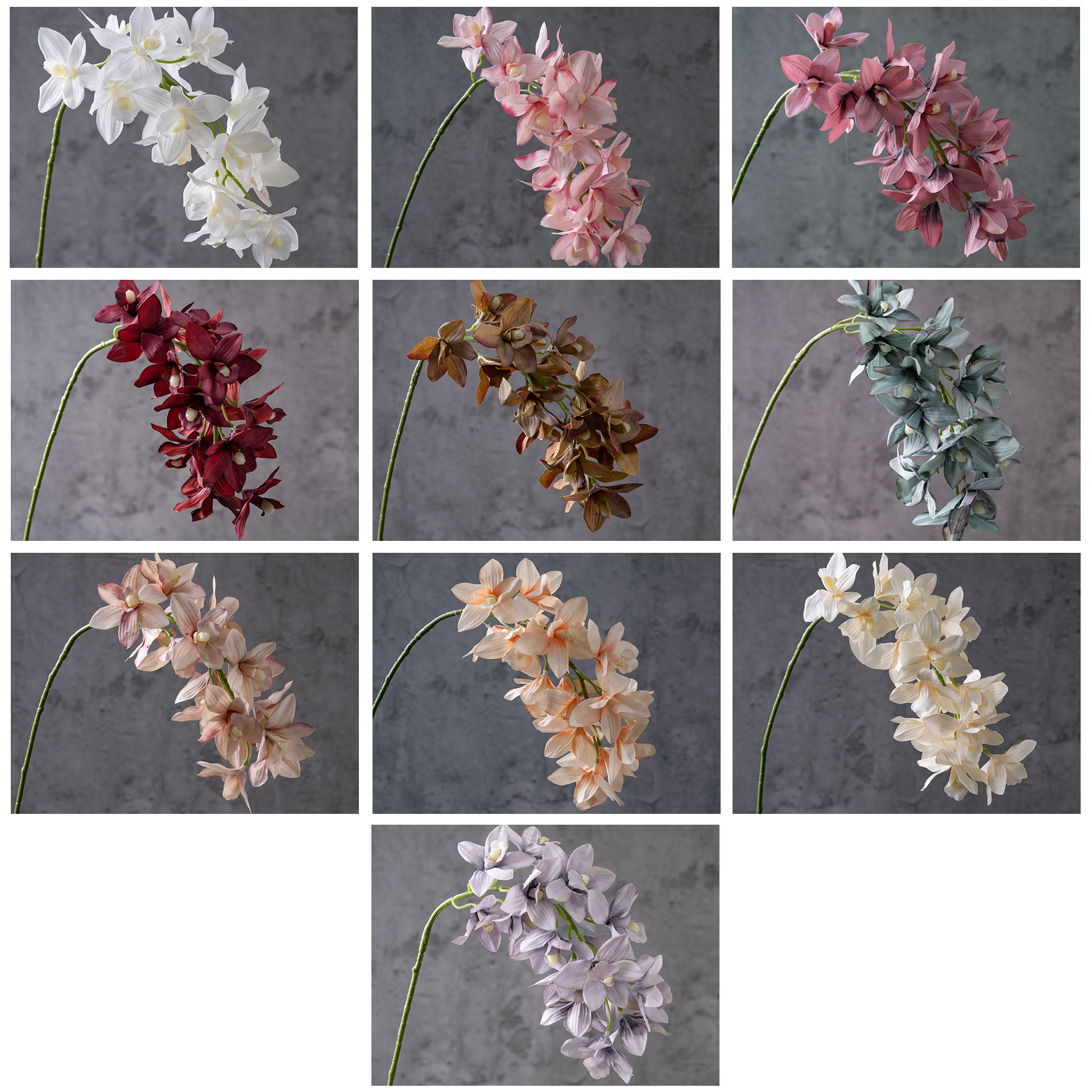 33 Inch Artificial Cymbidium O - огляд і ціна Orchid Phalaenopsis