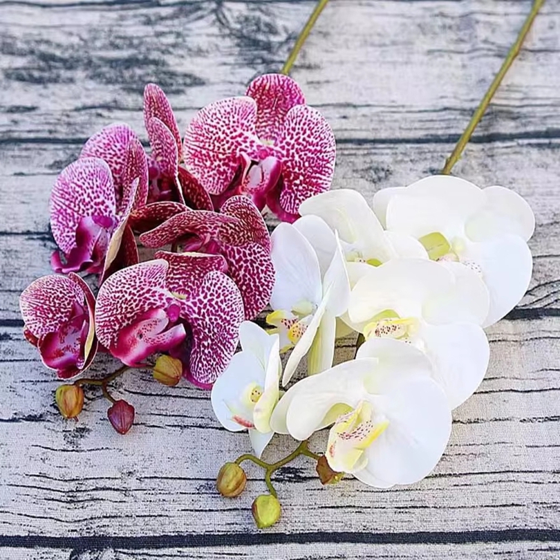 3D Artificial Flowers Plastic  - огляд і ціна Orchid Phalaenopsis