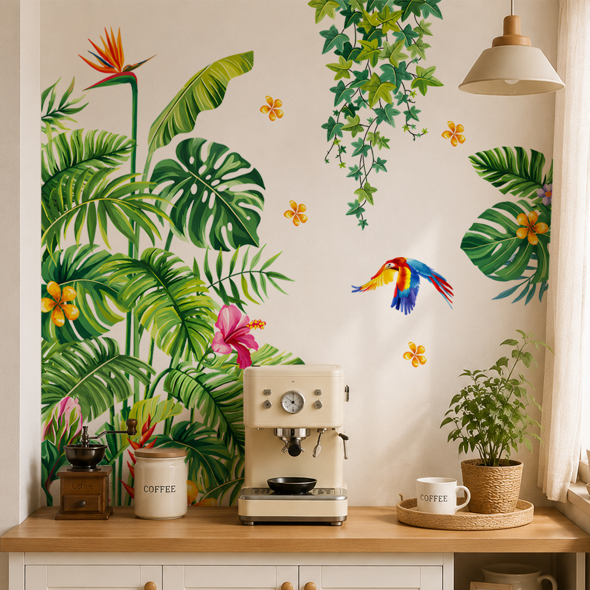 Tropical Plants Door Stickers  - огляд і ціна Plant Parenthood