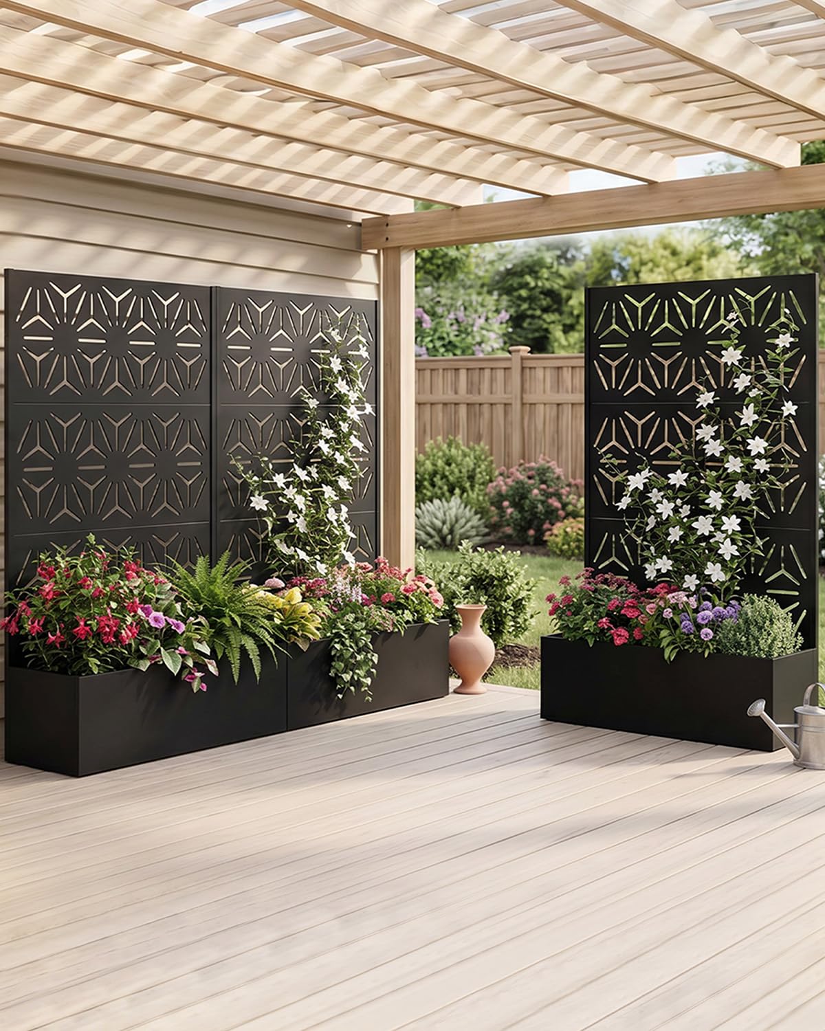 All-Weather Metal Planter Box  - огляд і ціна Plants X