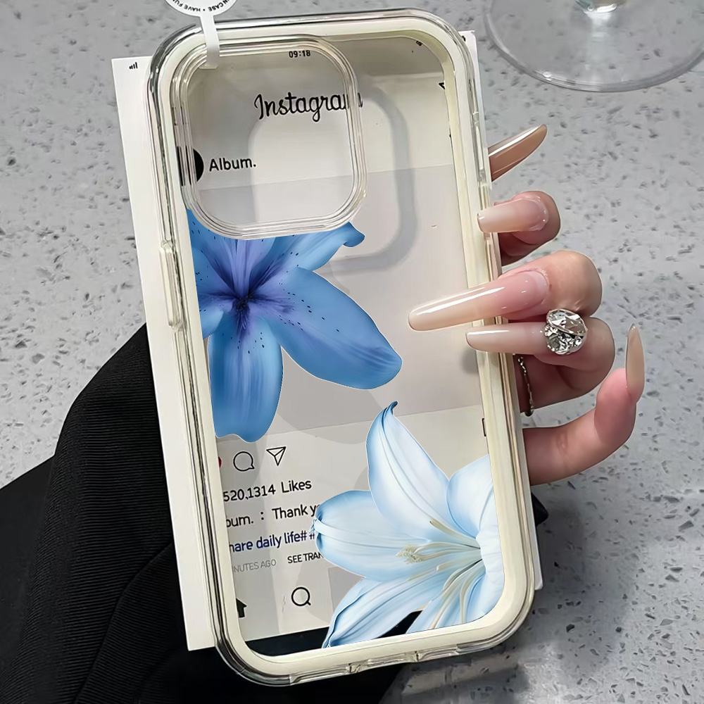 Blue Lily Flower Clear Phone C - огляд і ціна Plants X