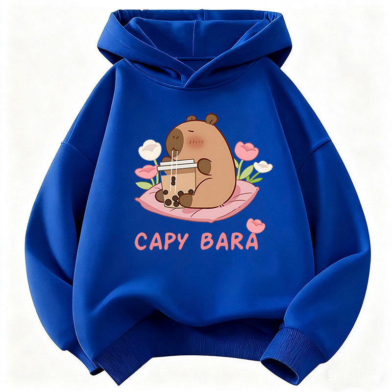 Kawaii Capybara Drinking Juice - огляд і ціна Plant Parent Hoodie