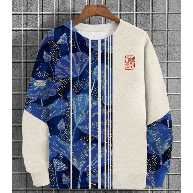 Flower Leaf Cat Pattern Hoodie - огляд і ціна Plant Parent Hoodie
