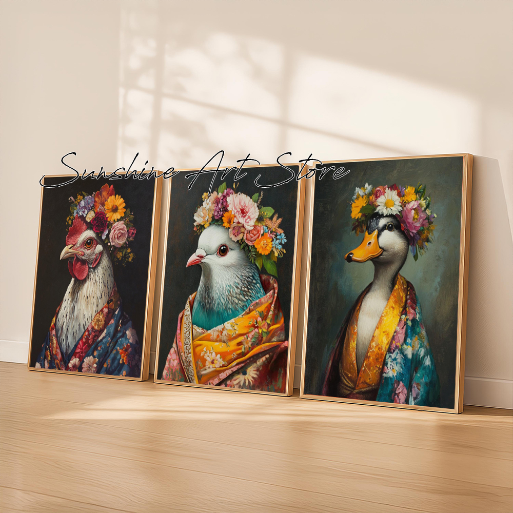 Animal Birds Flowers in Kimono - огляд і ціна Plant Parenthood