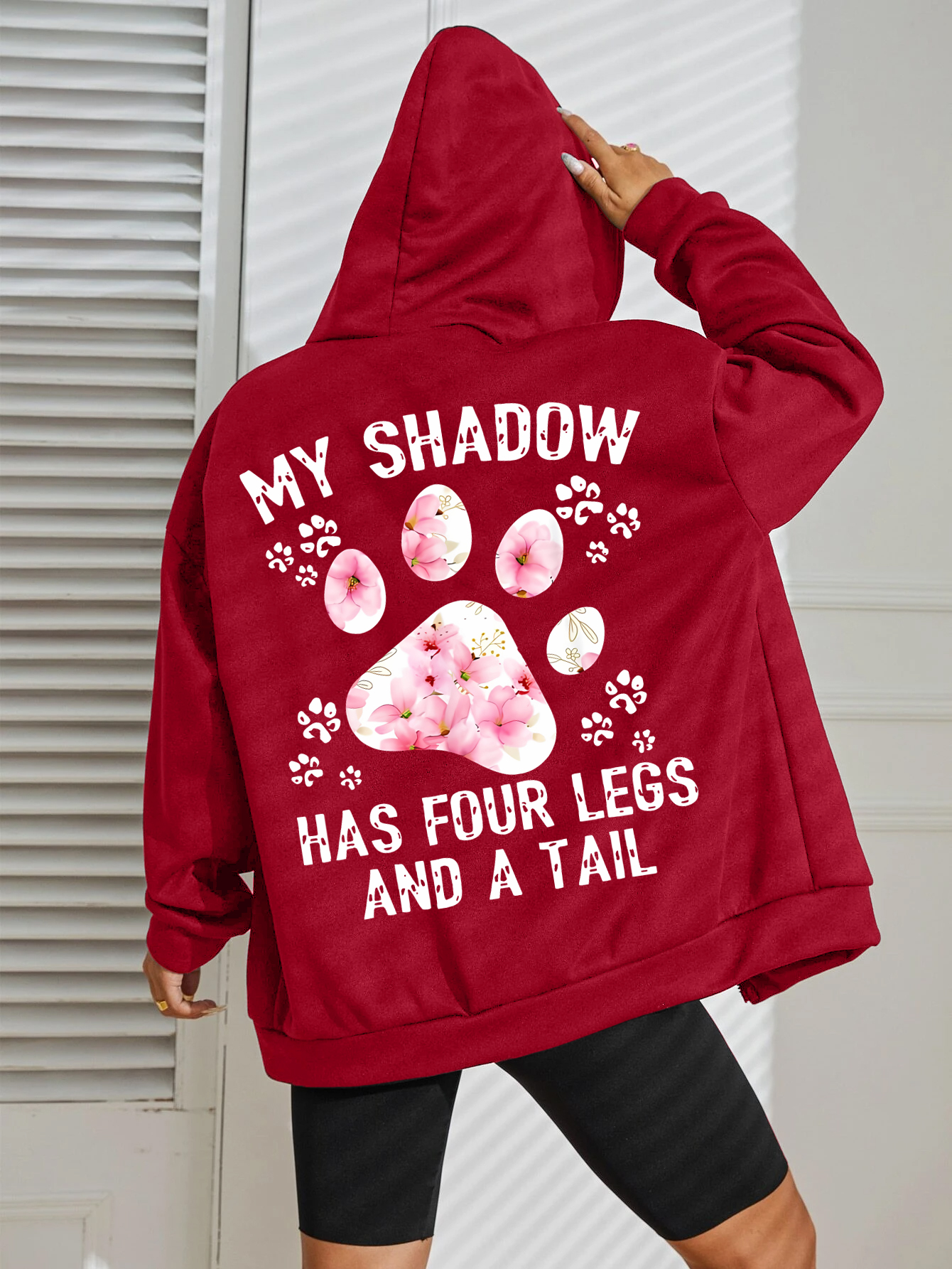 Flower Cat Feet My Shadow Has  - огляд і ціна Plant Parent Hoodie